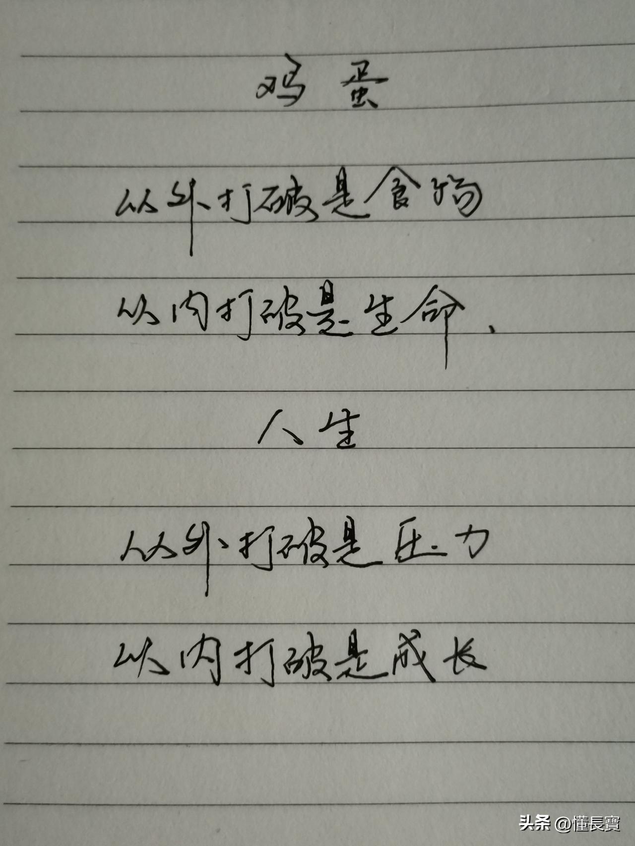 每日练字