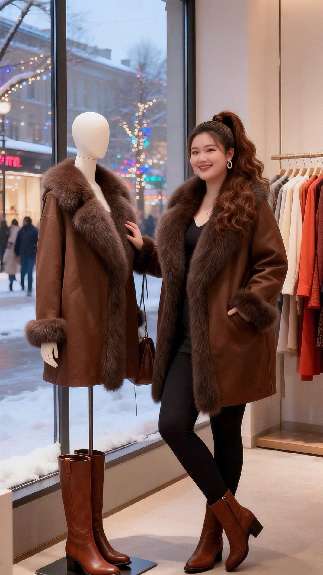 冬季穿搭保暖外套 我的初雪穿搭准备好啦 胖妹妹的冬季有效穿搭冬日穿搭一周不重样