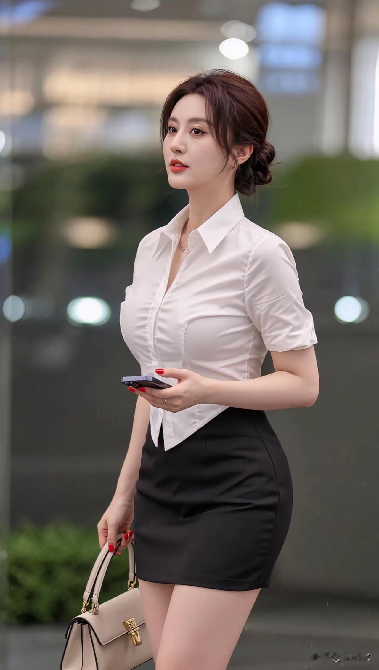 职场女孩 ，来去匆匆。
智慧美貌，自信满满。
上得厅堂，下得厨房。
巾帼英雄 ，