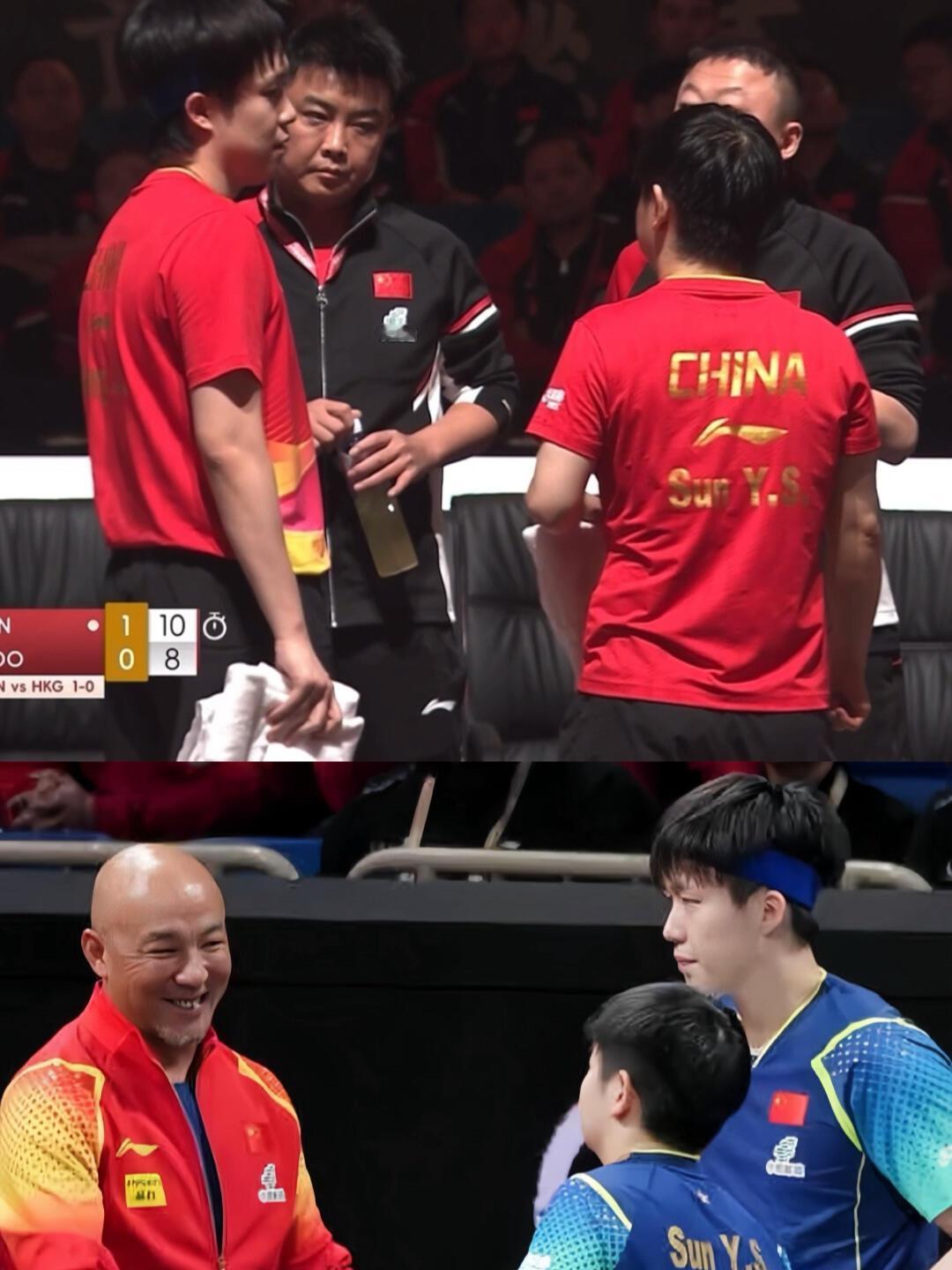 肖指导内心的可自豪了，毕竟自己一个人就可以指导两小只，现在王皓和马琳一人弄一个，