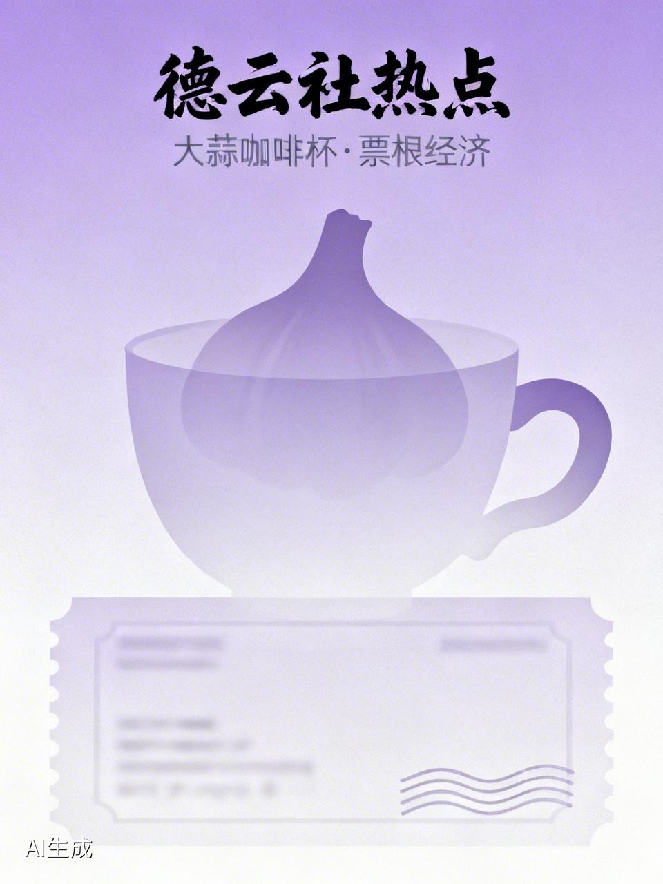 🔥 热搜炸锅！德云社三天两大热点：大蒜咖啡杯引爆南北骂战，票根经济火遍上海
 