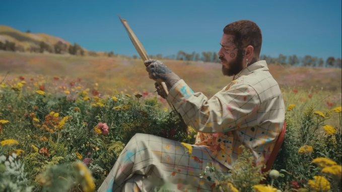 PostMalone 四年前，Post Malone与Doja Cat合作发行单