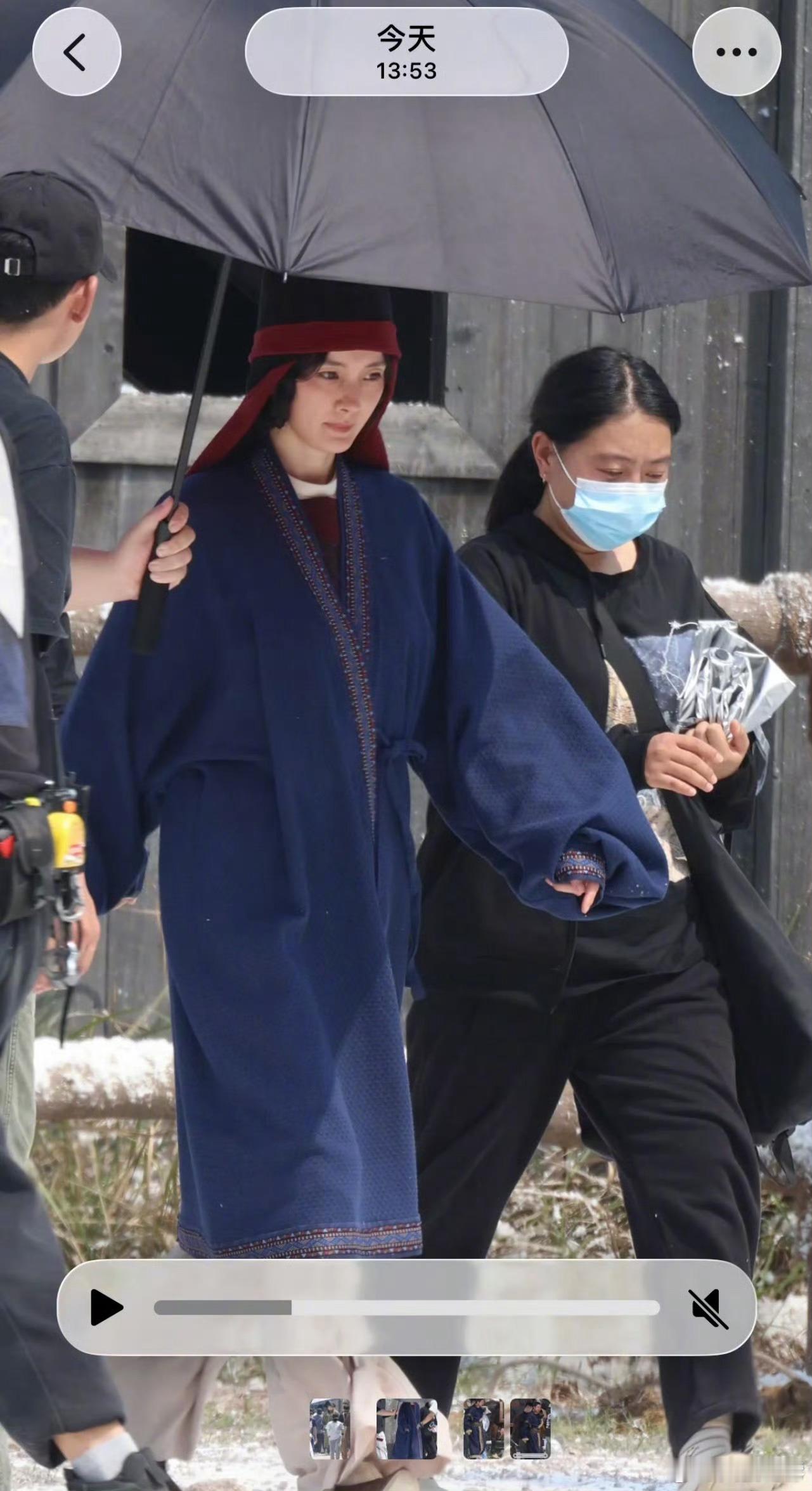 杨幂、刘奕君《江山大同》今日路透 