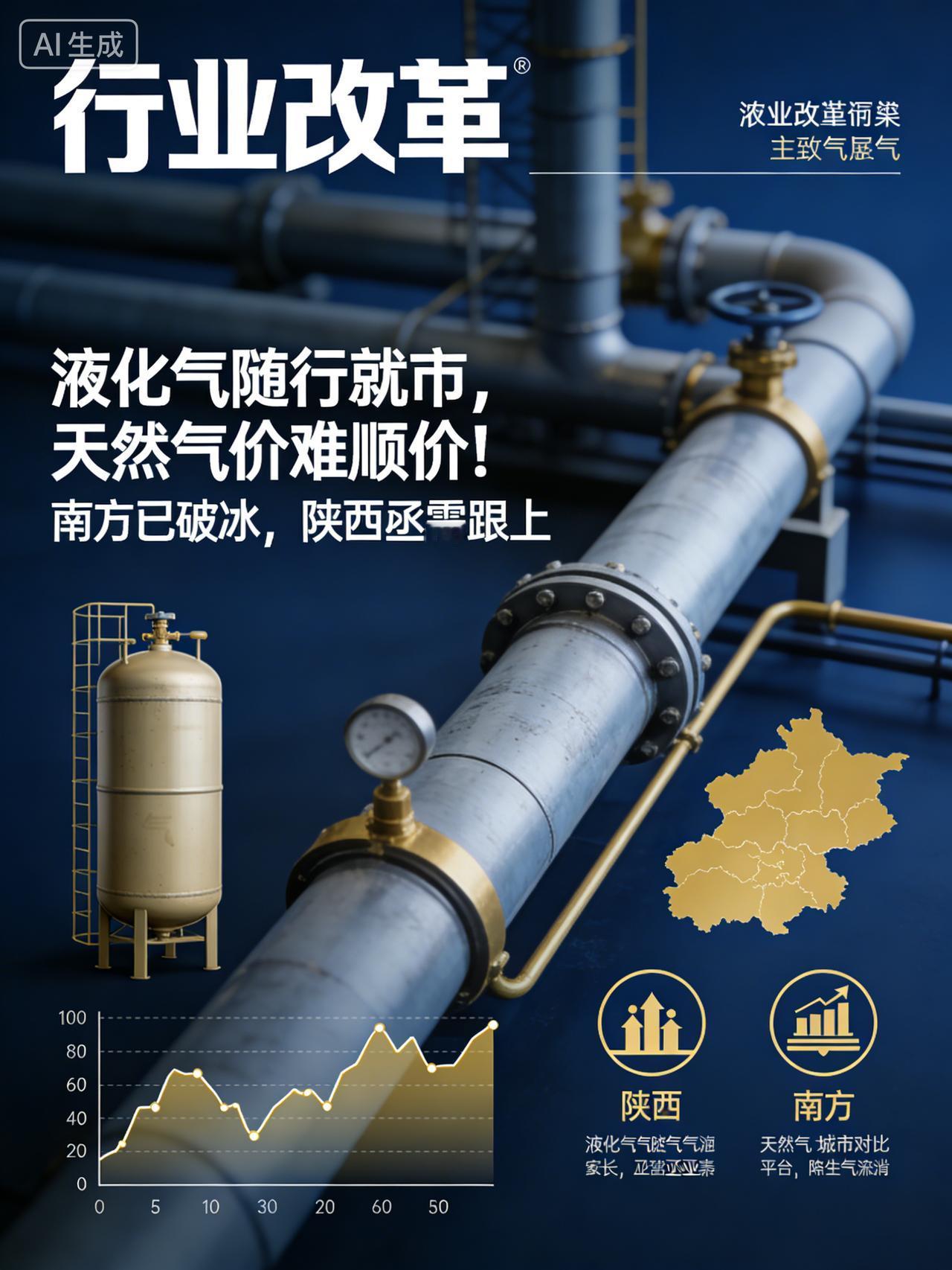 液化气随行就市，天然气价难顺价！南方已破冰，陕西亟需跟上

液化气早已按批发价灵