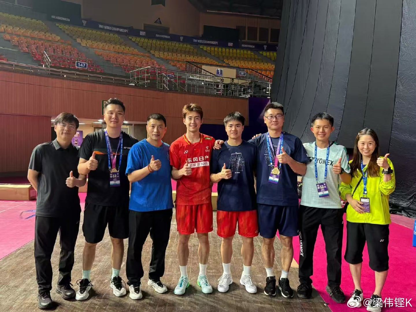 #梁伟铿说继续训练继续拼# 2026羽毛球世锦赛男双决赛，梁伟铿/王昶21-17