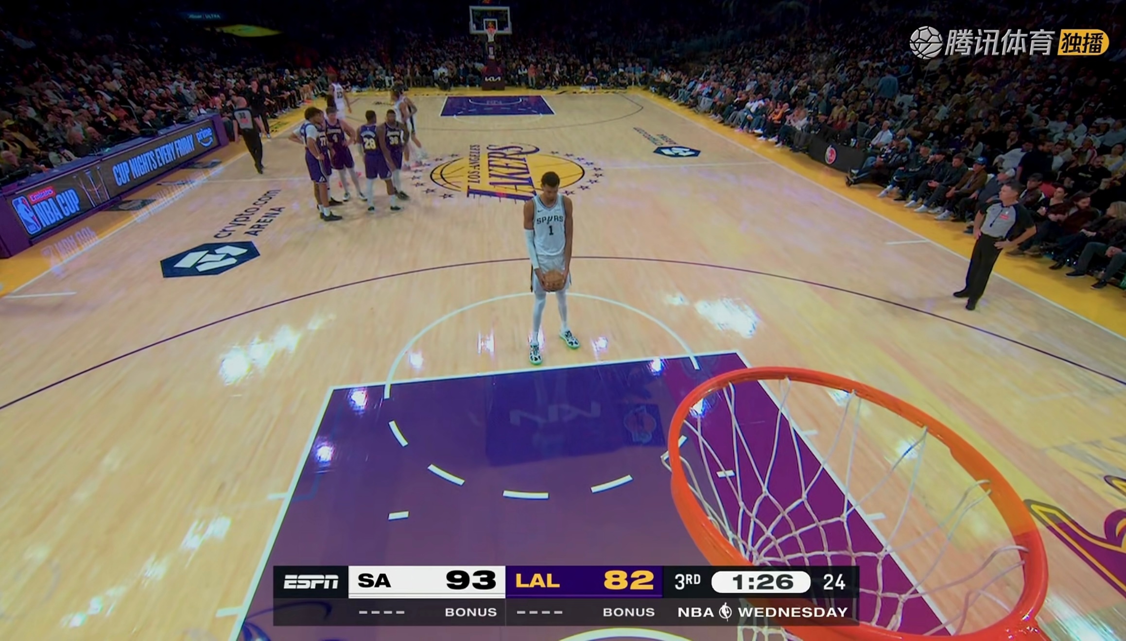 马刺第三节单节16次罚球！这比赛给我看睡着了[允悲]马刺vs湖人金秋观赛季新赛季