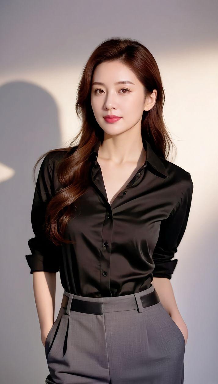 红袖添香夜，美人照影长。