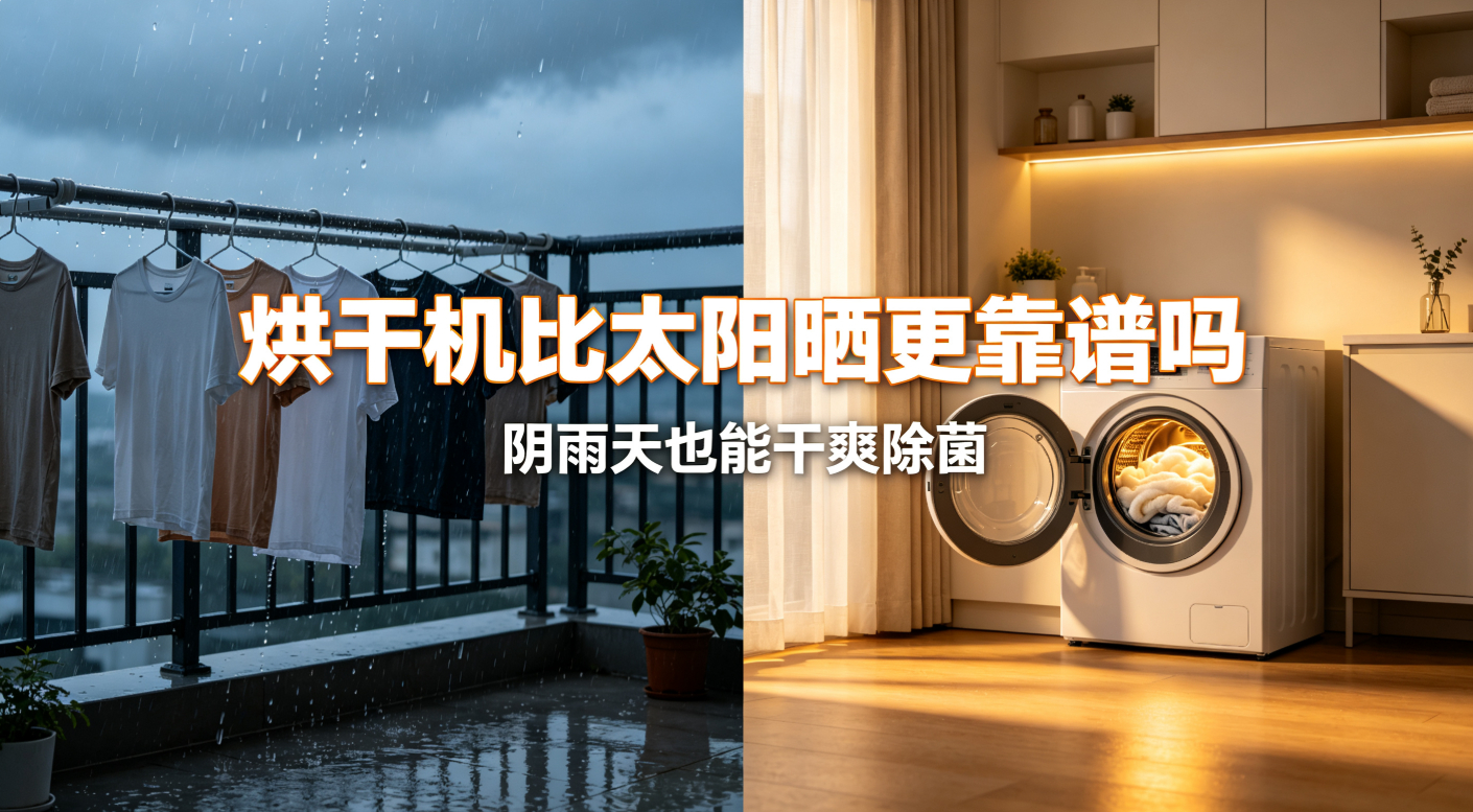 烘干机比太阳晒更靠谱吗 这个问题问得好，直接说结论：得看你在哪儿、什么天气、什么