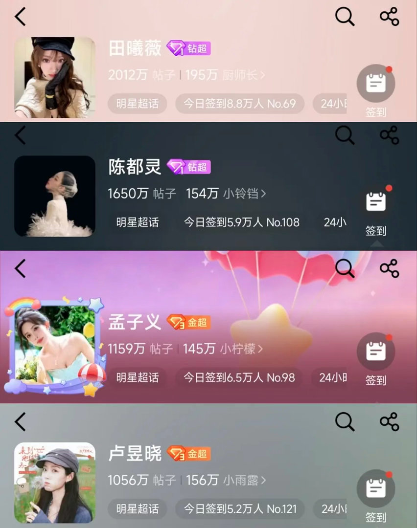 田曦薇比陈都灵孟子义卢昱晓更有发展前景吗？ ​​​