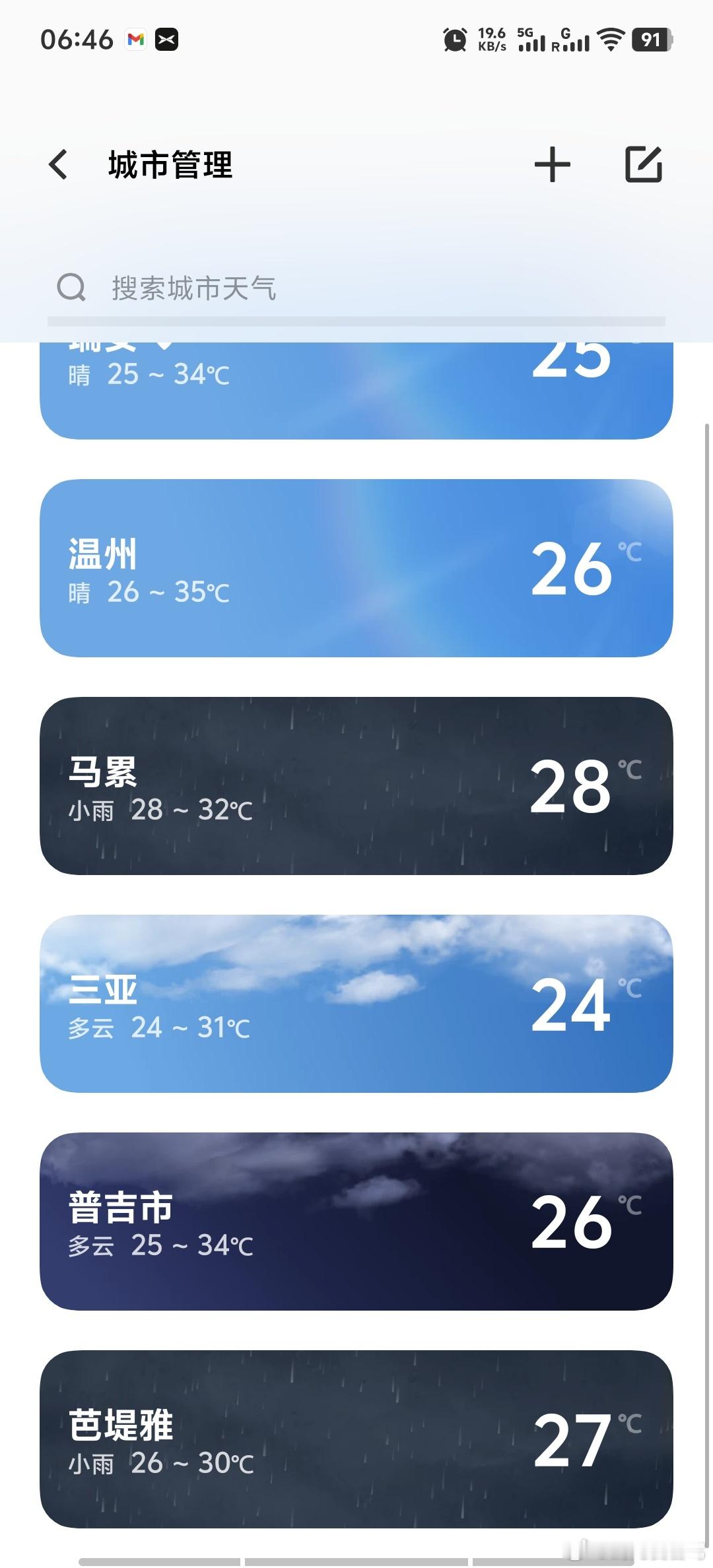 出发，今天出去浪，这个温度很宜人 ​​​