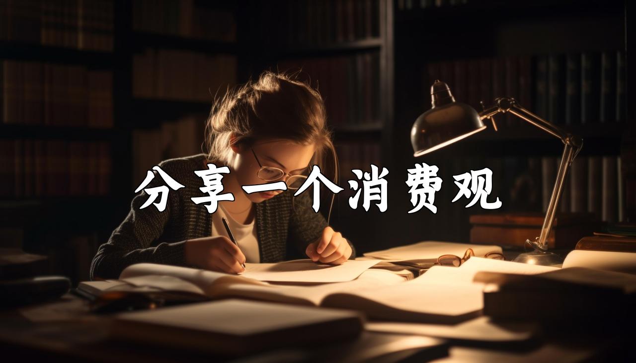 我认为特别正的消费观有这些。一是把“我想要”换成“我值得拥有更好的”。以前看到名