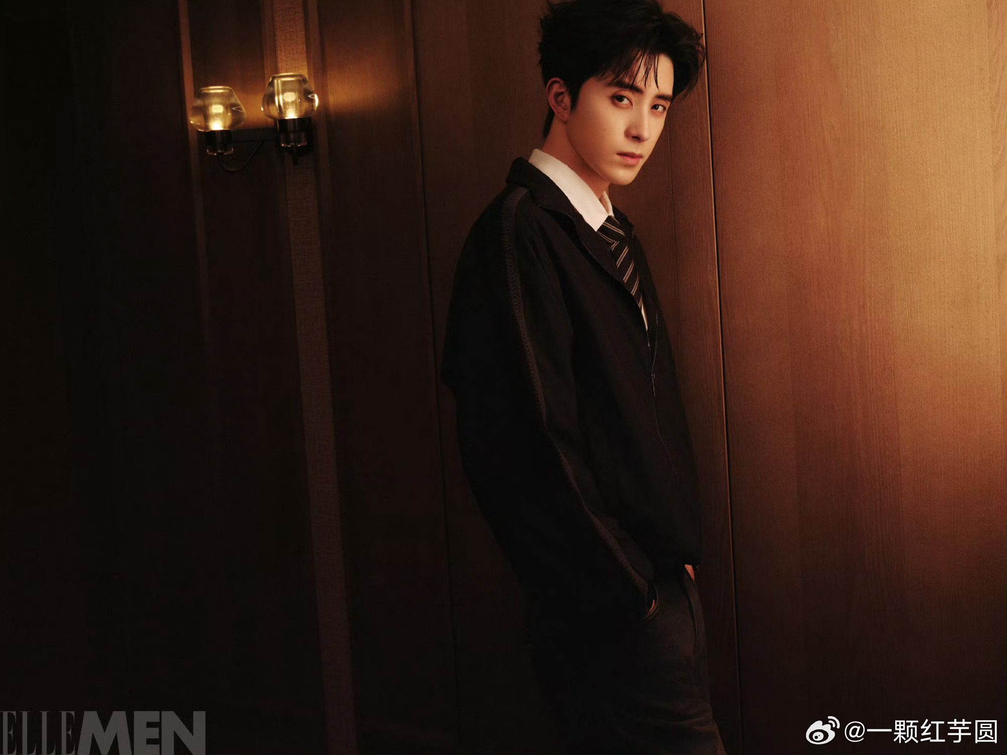 敖瑞鹏 ELLEMEN大片！精英高知型男[打call][赞]和Emporio A
