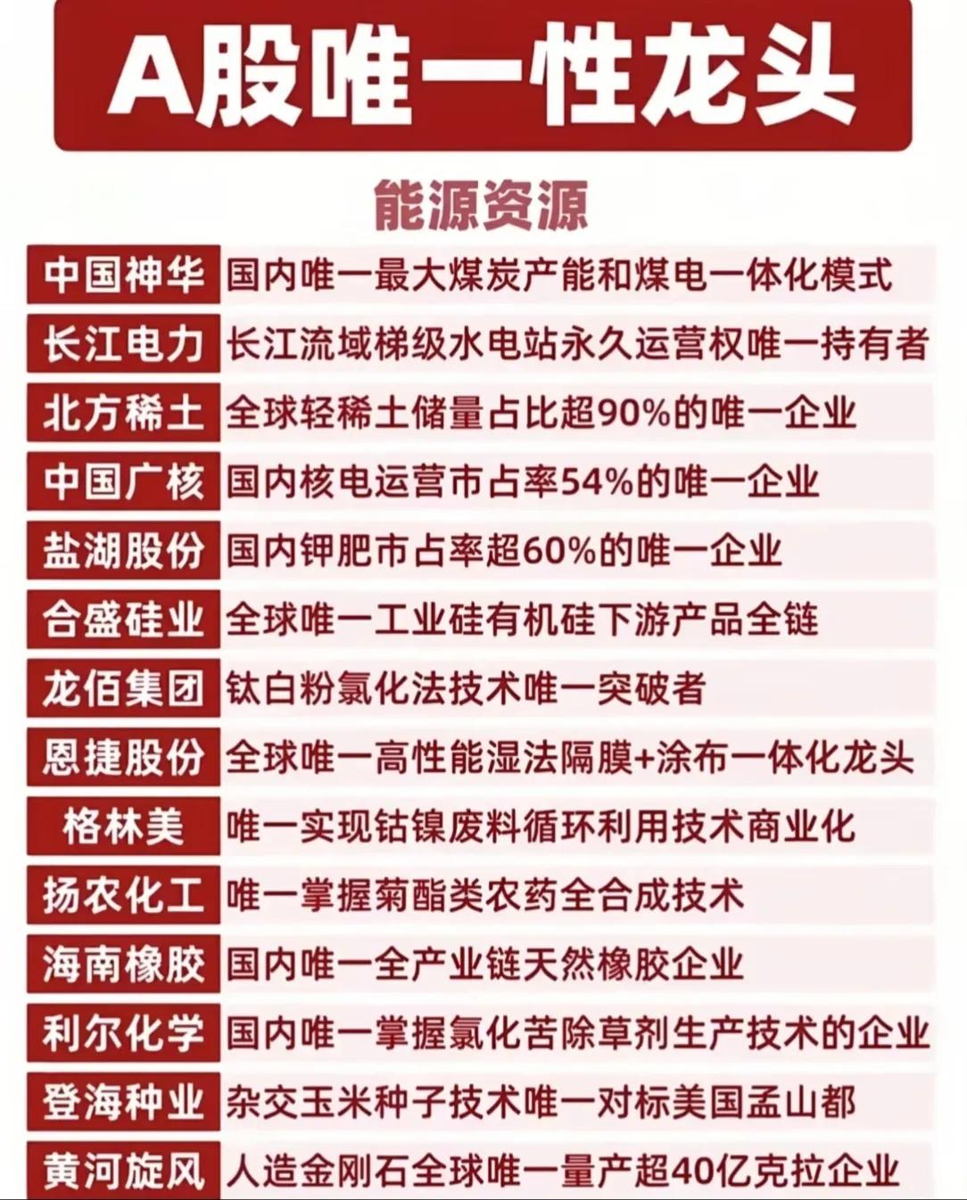 📊 复盘A股“唯一性”龙头！这五大赛道藏着真核心资产？

市场风格切换，具备“