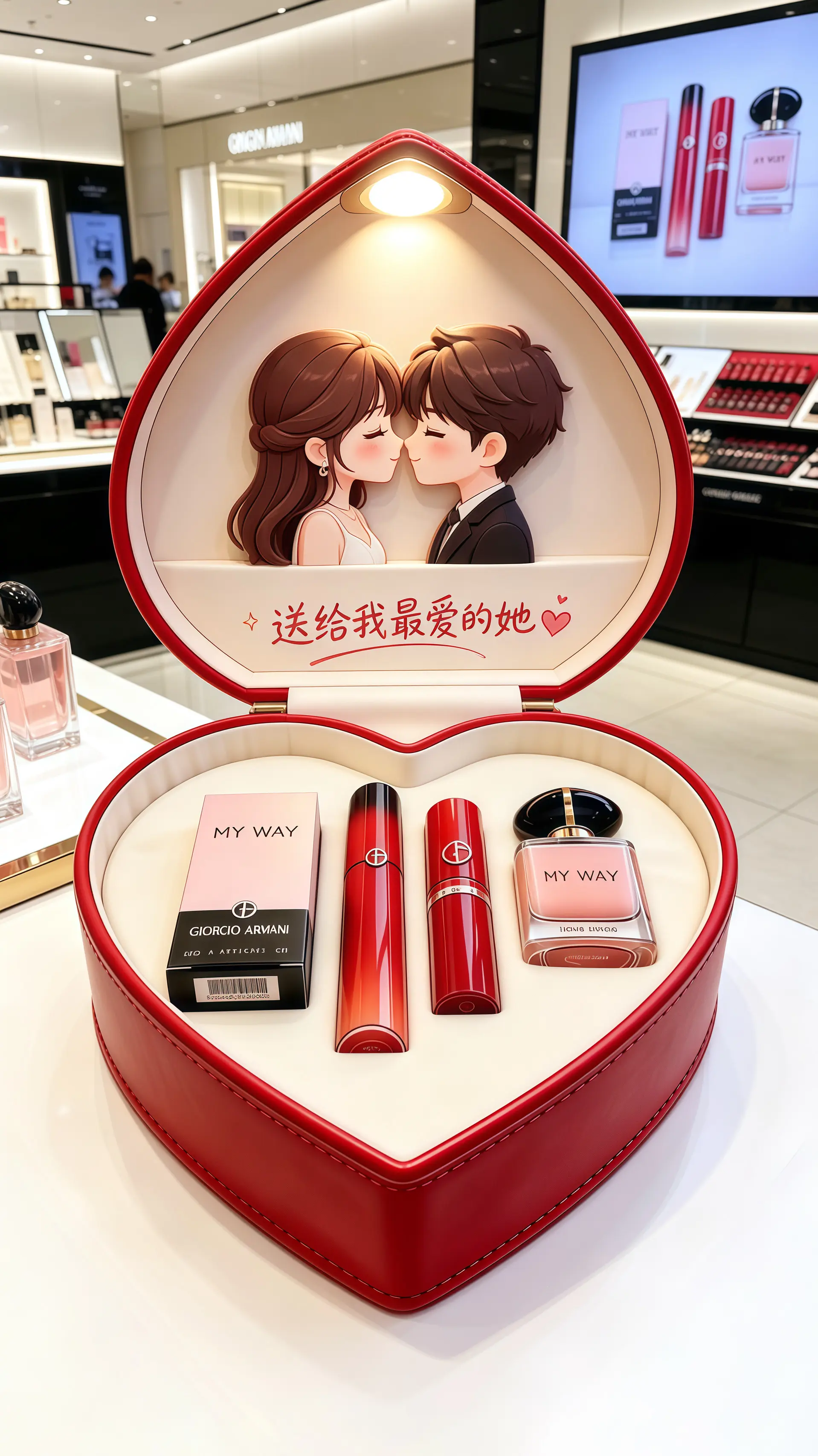520礼物情人节礼盒 女生礼物 送女朋友的礼物 彩妆
