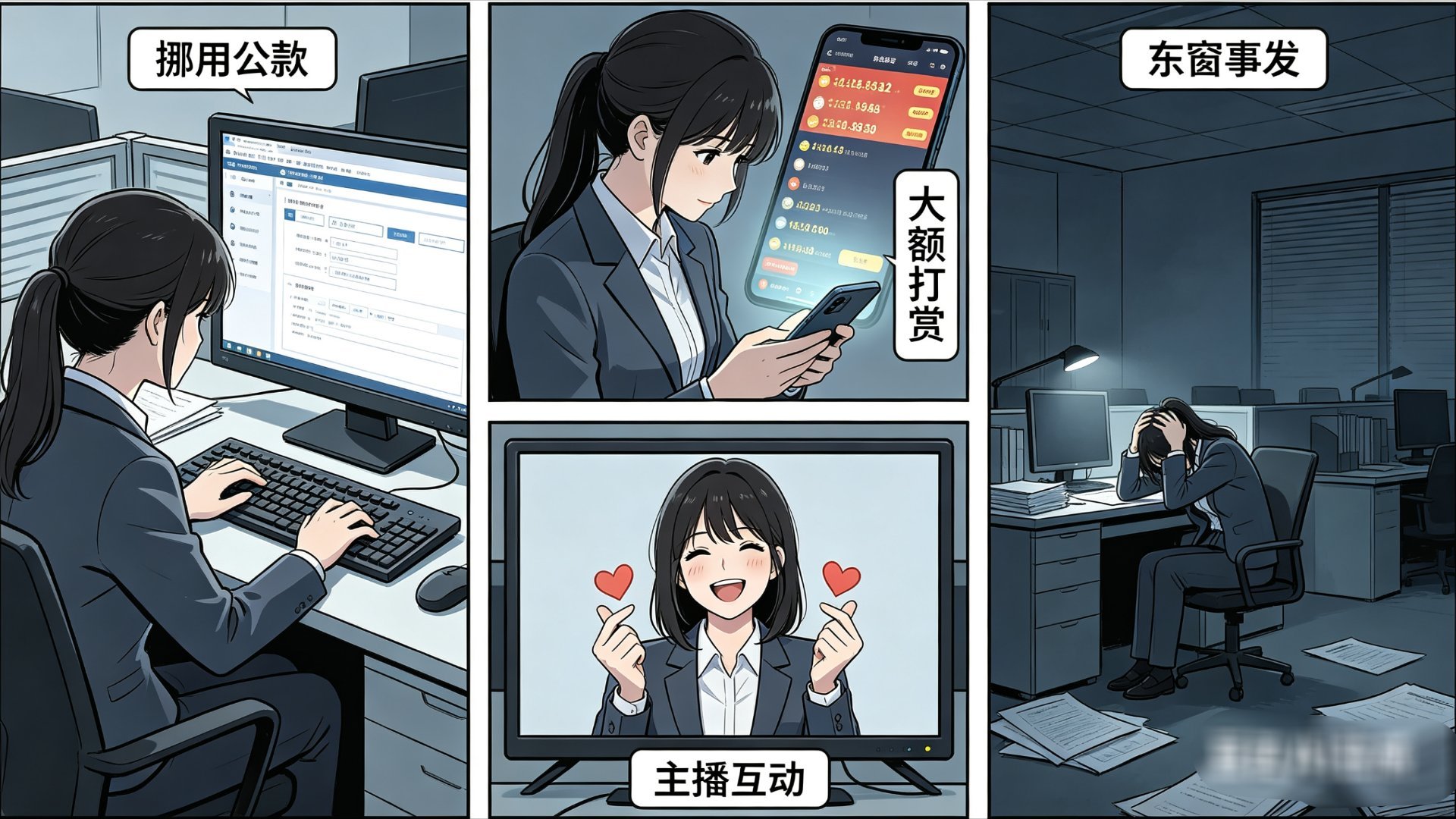 打赏1700万女孩父亲已抵押别墅19岁挪用千万打赏，看似虚荣闹剧，实则暴露行业漏