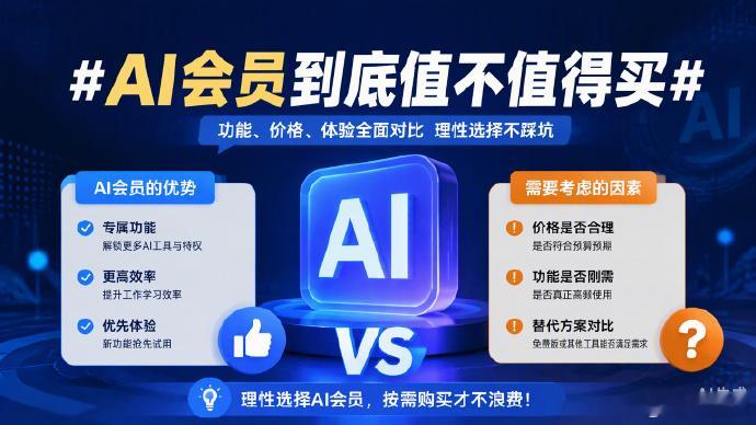 AI 用的人越来越多，但真掏钱订阅的依旧是少数。说白了，大家都精明得很，值不值得