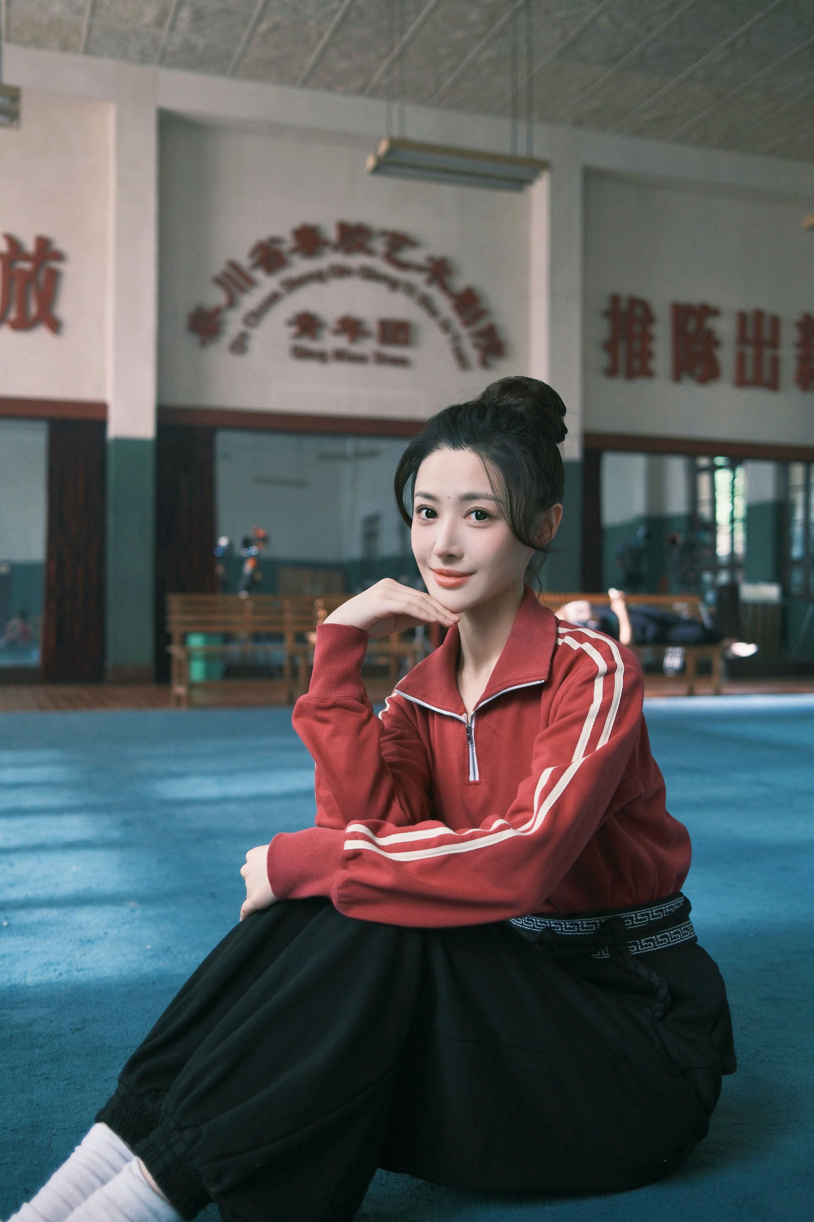 电视剧主角 分享一些韦小慧在省秦练功房的剧组花絮🎬一帧一帧看主角翟一青