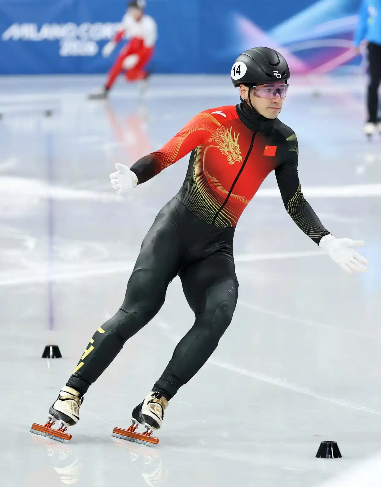 刘少昂用🍀🍀🍀求的好运是不是都给了别人？米兰冬奥会短道速滑男子500米，刘