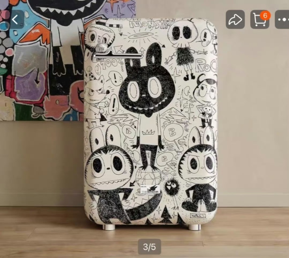 labubu冰箱溢价3000元哇哇哇好可爱呀，但是如果单纯为了买个冰箱，溢价这么