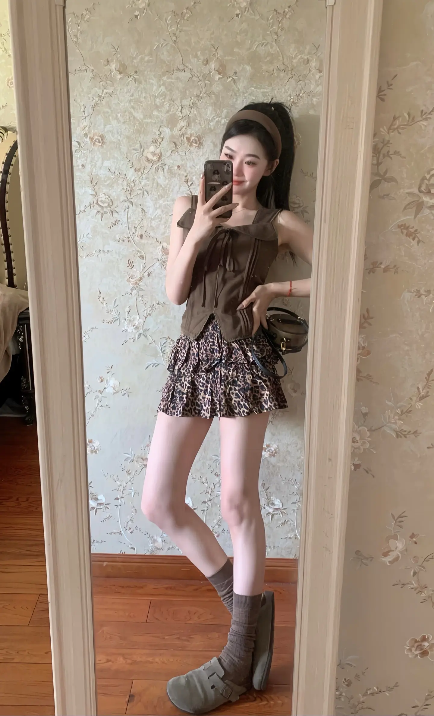 今日穿搭 显高显瘦 韩系穿搭 复古穿搭 时髦穿搭