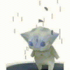一出门就下毛毛小雨呢！ 