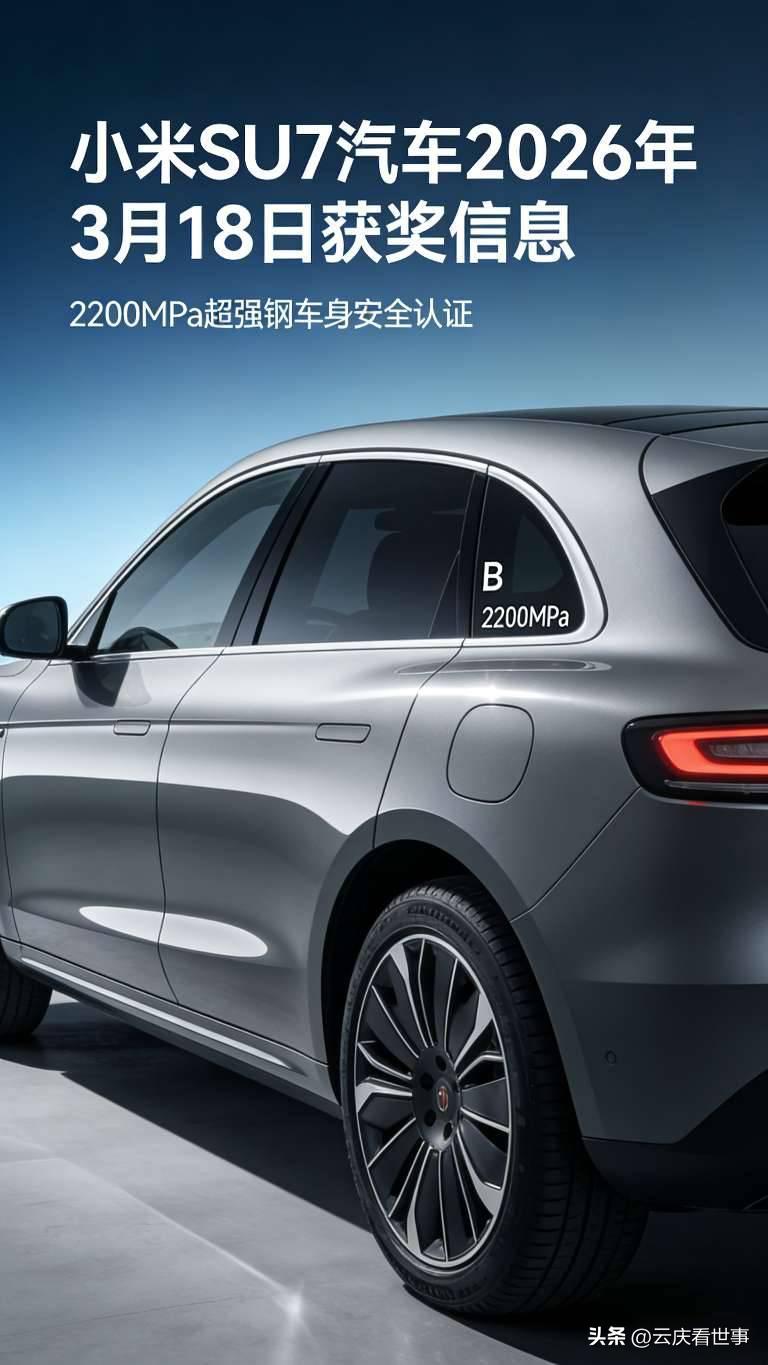 小米这次拿的奖，含金量到底有多高？看完数字我懂了

刚收到的消息，小米汽车又拿了