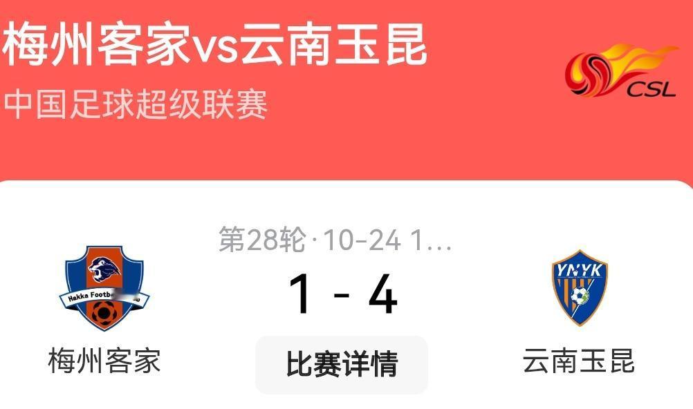 云南玉昆不该赢梅州客家？有人说云南玉昆不该赢梅州客家，应该给梅州客家一个顺水人情