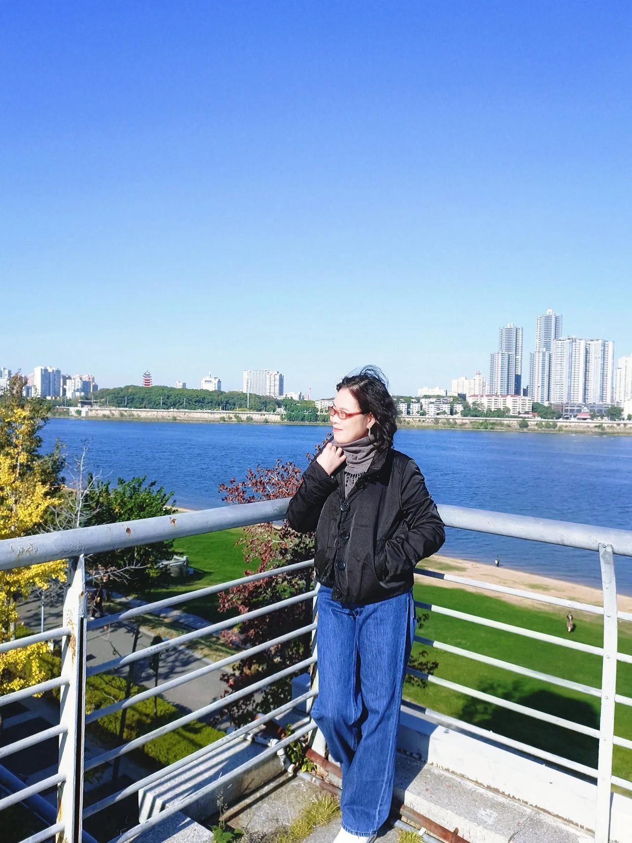 晒出你家门口的美景冬日秋景.株洲湘江风光带