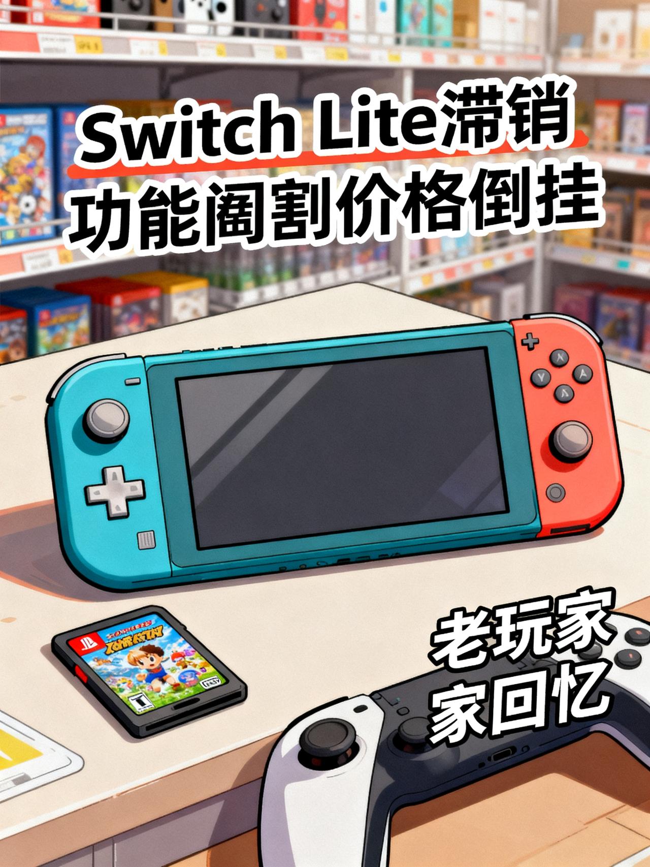 Switch Lite彻底卖不动了！二手价格倒挂，功能阉割劝退玩家
开了十年电玩
