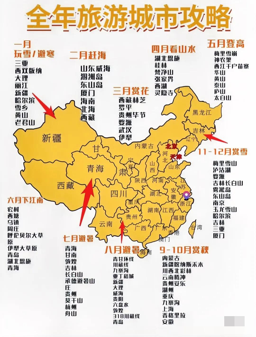 我心目中最浪漫的旅游方式:
带着爱人，从浙江自驾60天到云南大理！
途中经过江西
