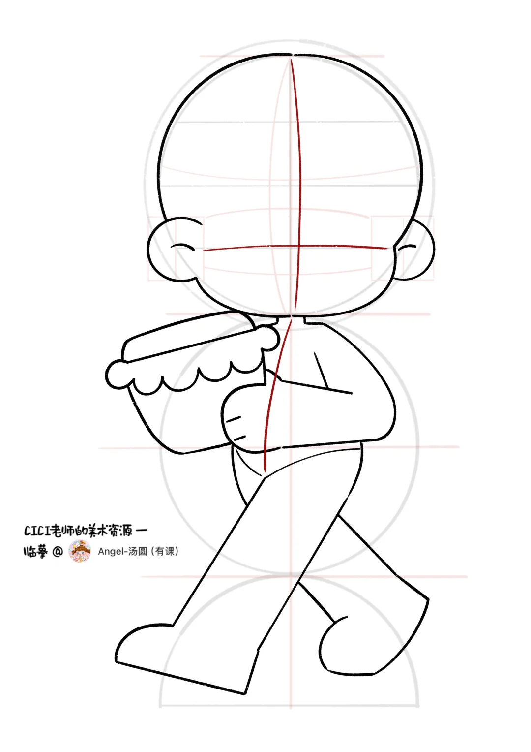 儿童画｜水果人物团练20