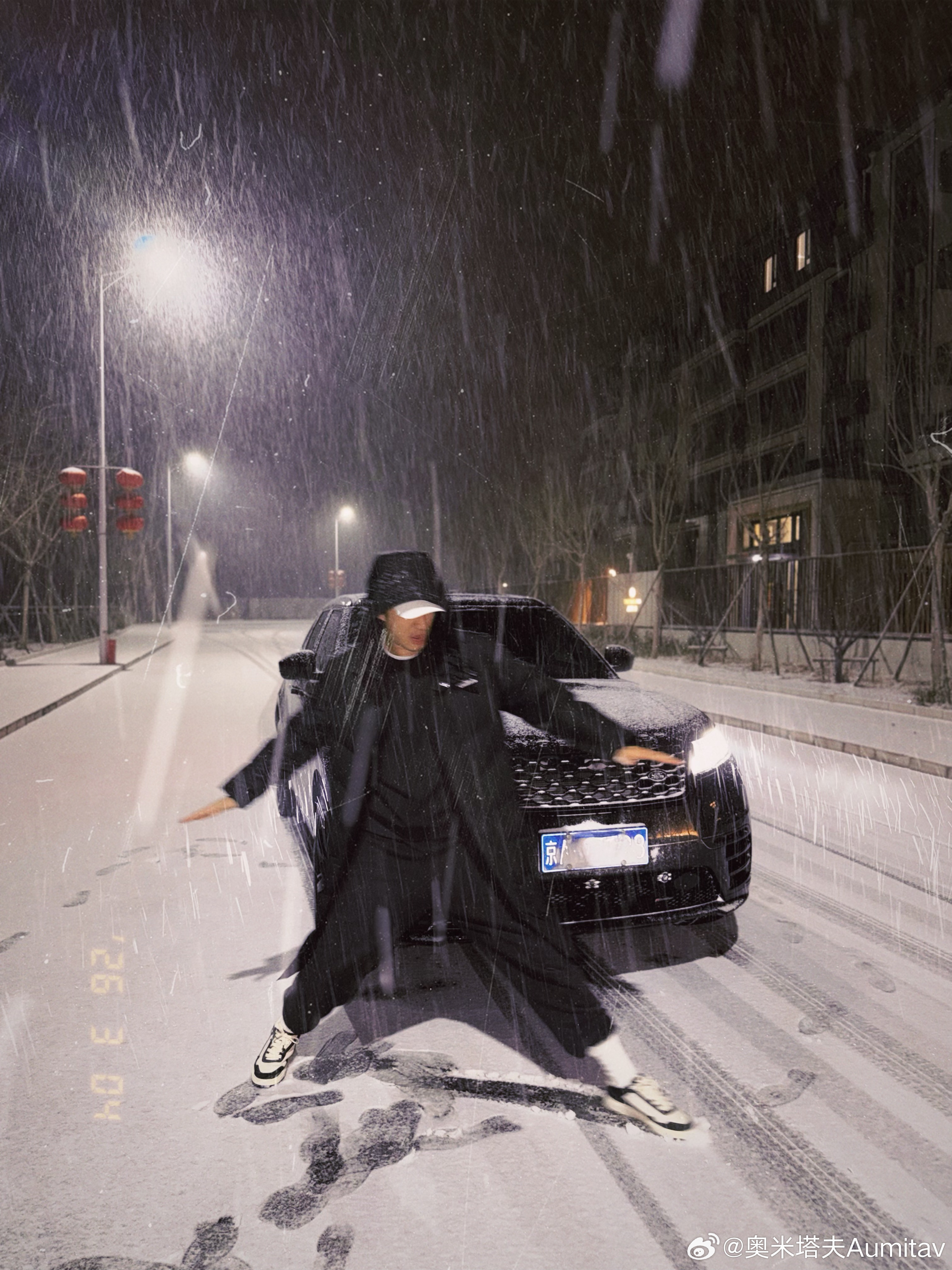 北京下雪咯❄️奥米塔夫Aumitav揽胜umbro