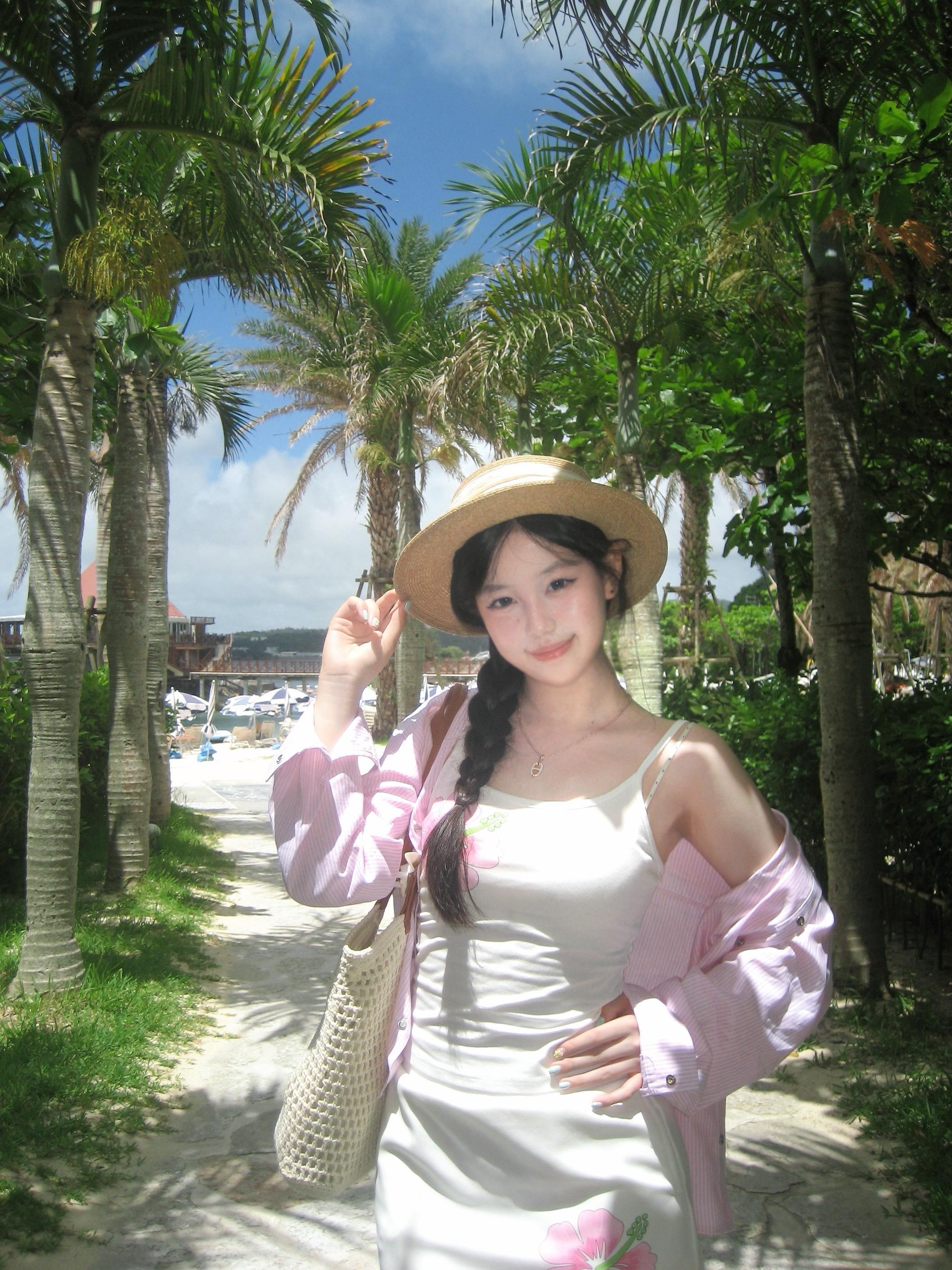 我想留在这里🏖️。