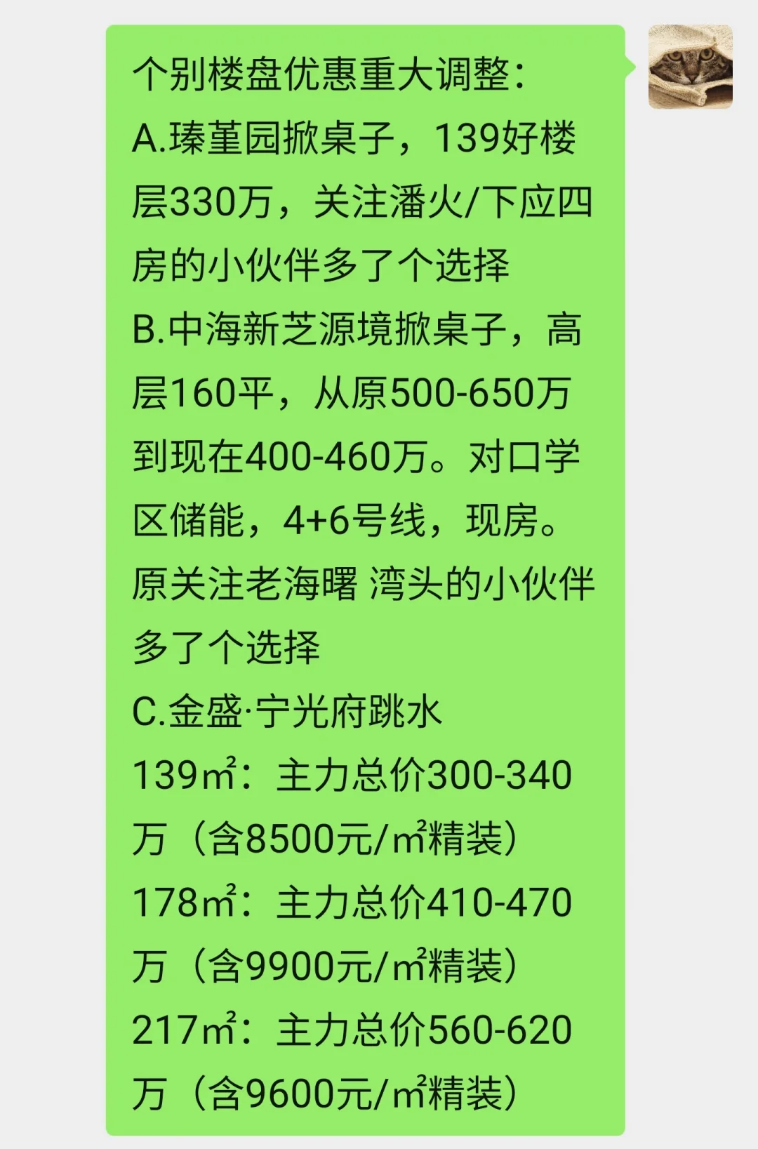 9.6改善：最近宁波跳水价格楼盘