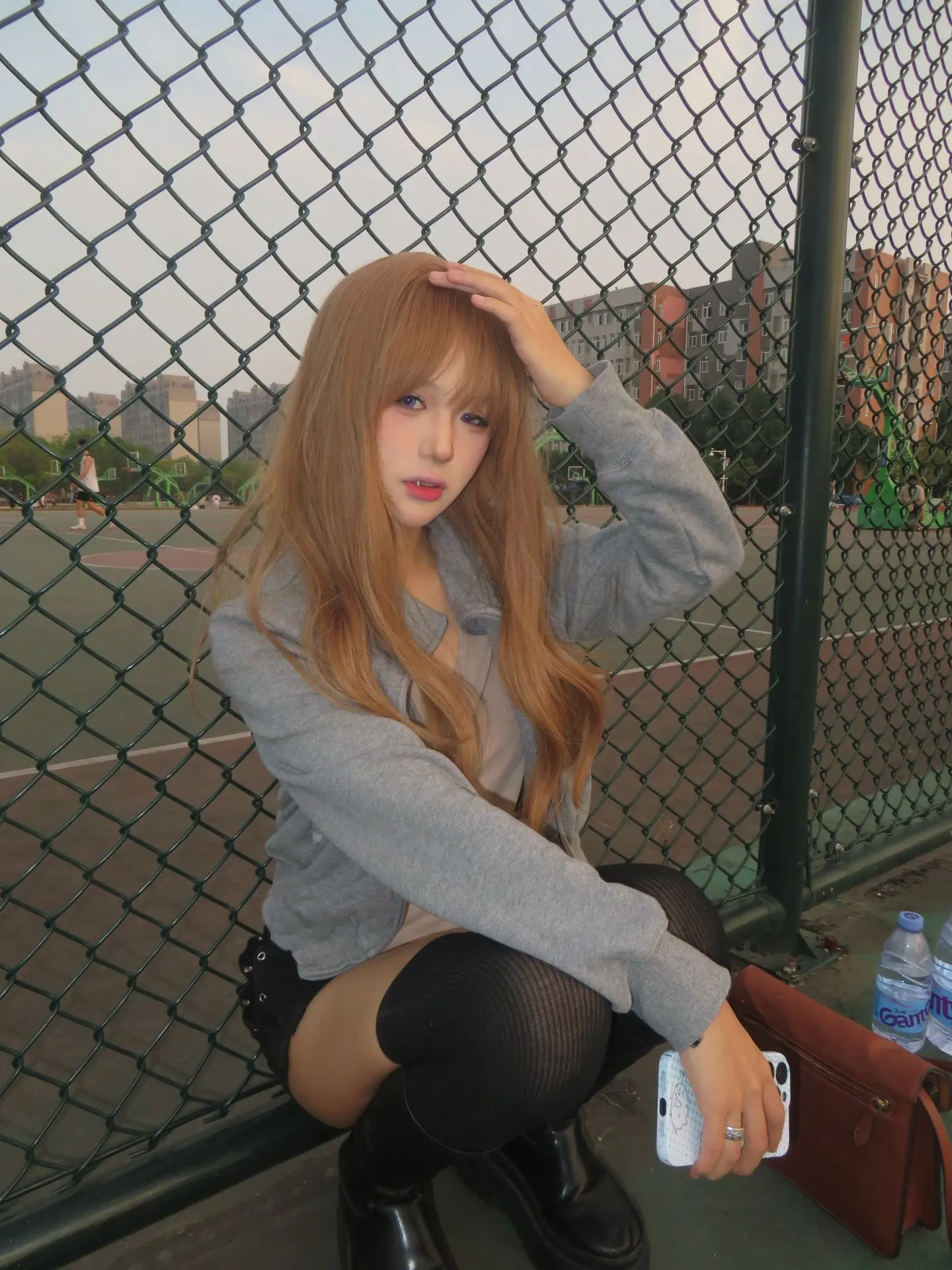 我和我的小狗。