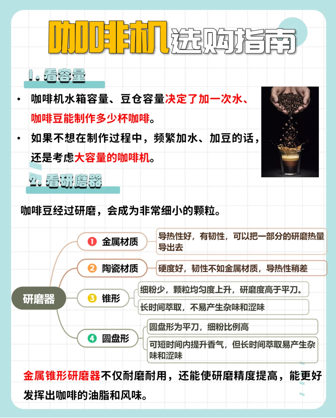 ☕️家用咖啡机选购技巧‼️