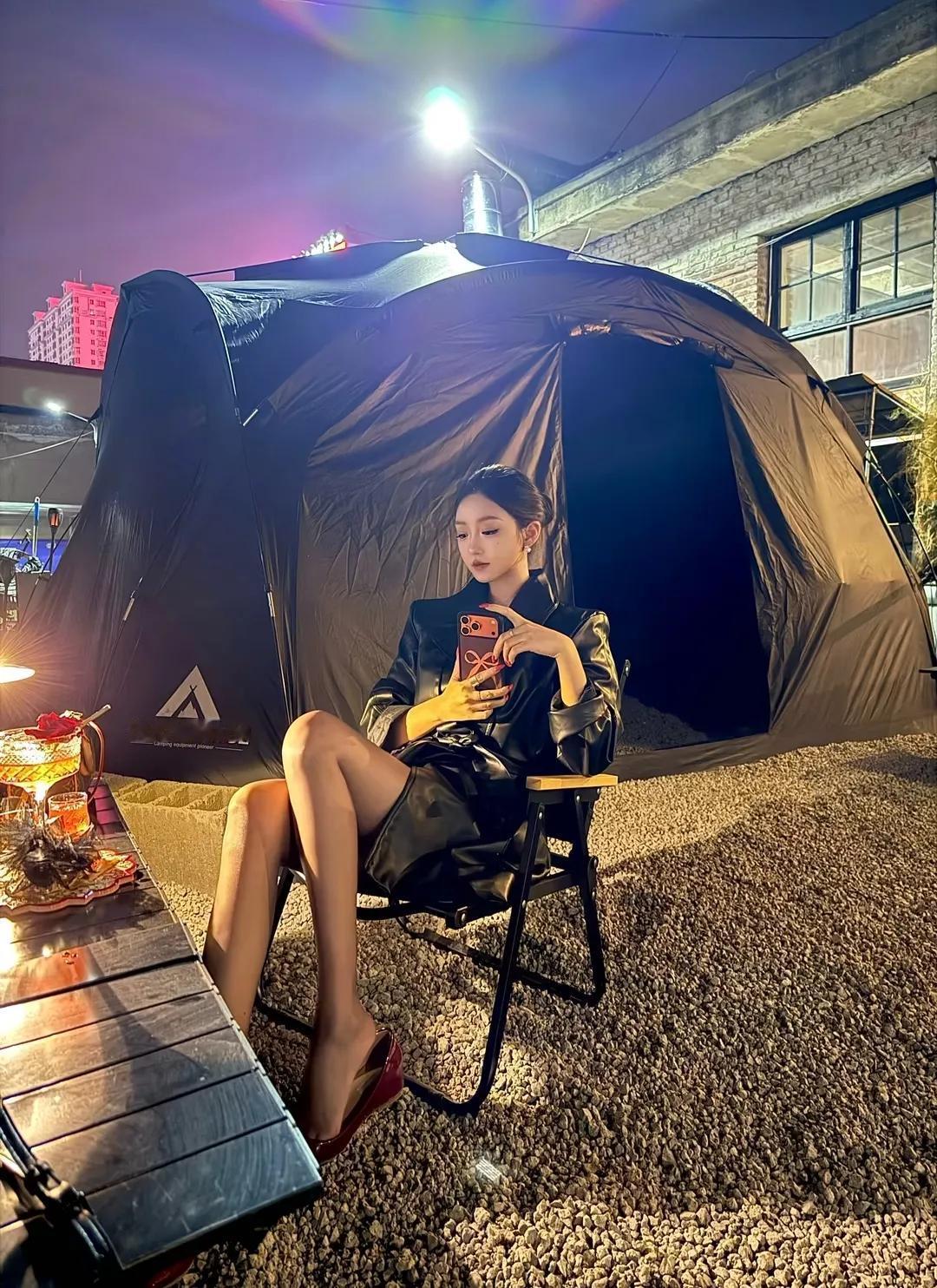 夜晚露营时光，享受空间，静享美好！🌃💃🏻