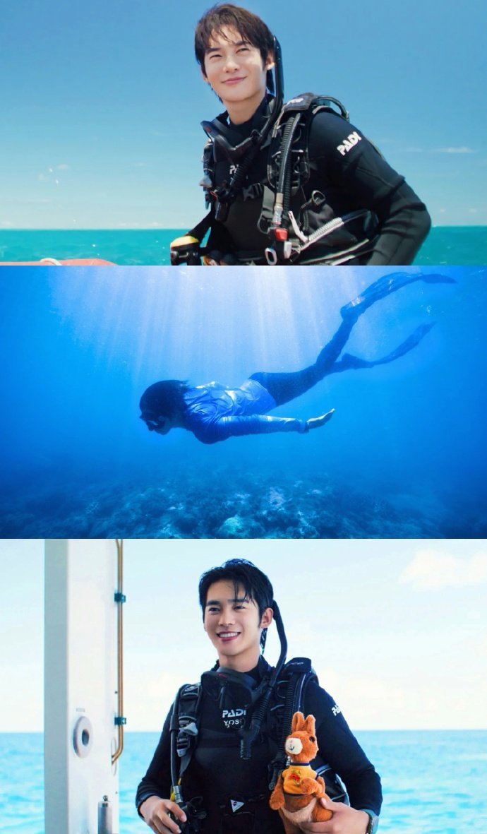 【明星】于适yosh  PADI 海洋大使，海风吹，把“自由”吹成具象化，海洋守