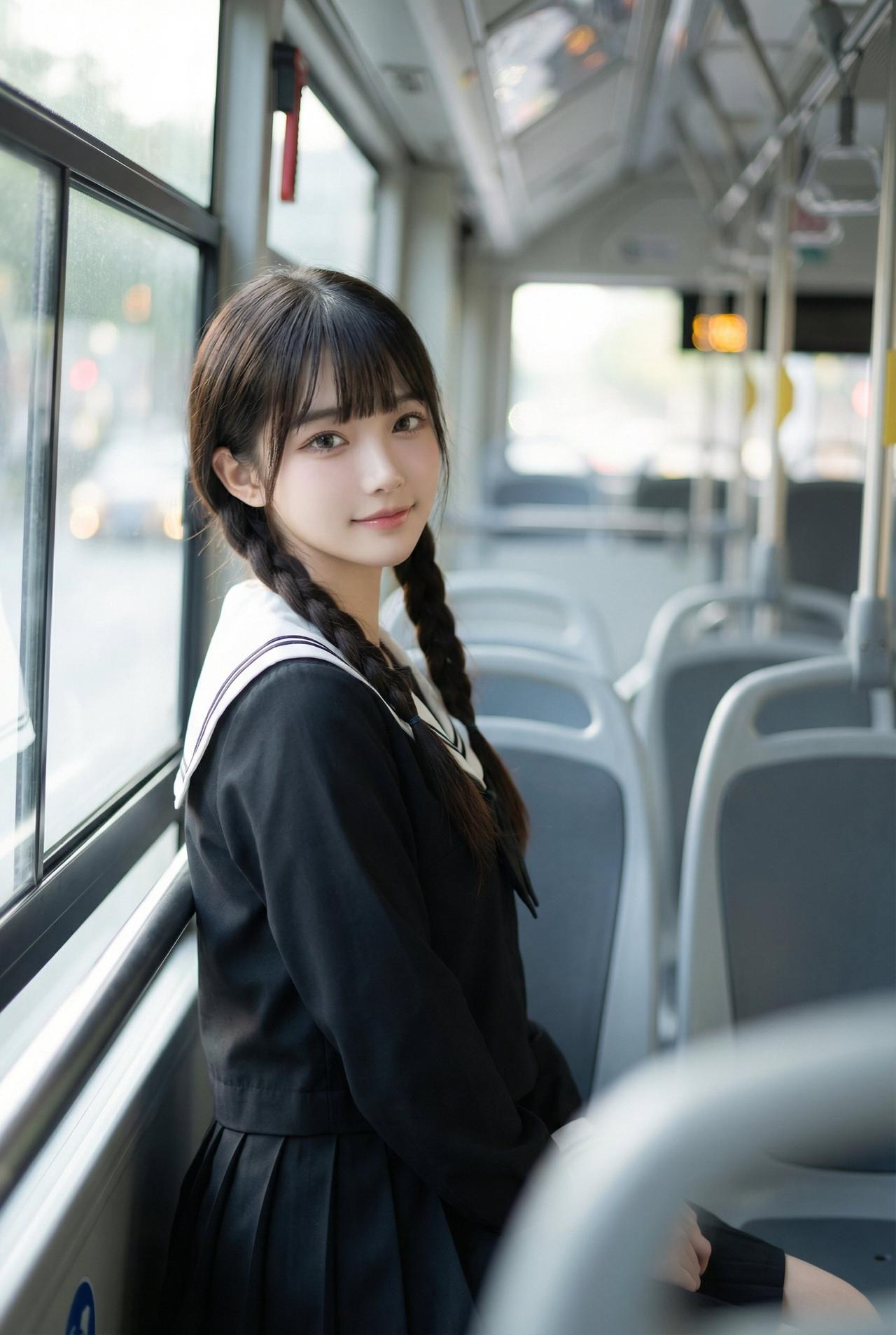 车窗外风景美，少女心荡漾