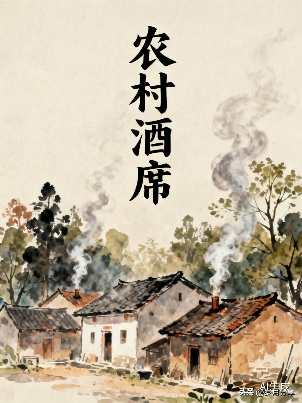 农村里的酒席真是太多了，今天是这家办酒席，明天又是那家办酒席，张三家有人力结婚酒