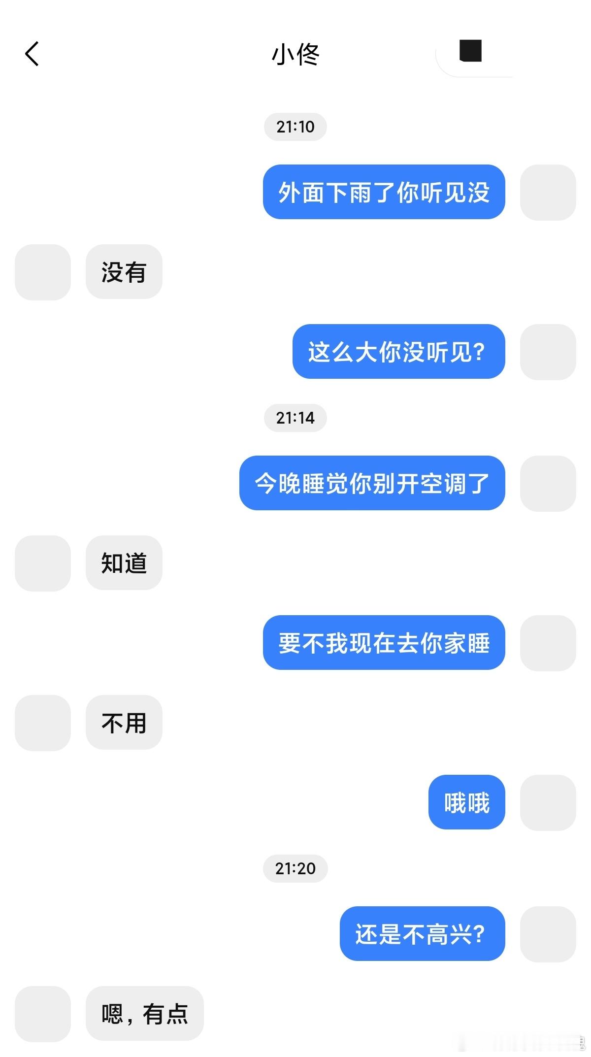 没谈 