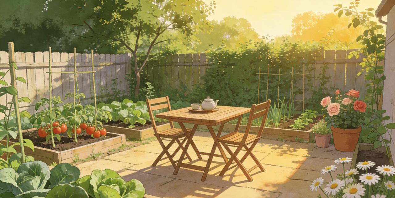 你是否也向往一方小院，远离喧嚣，种菜养花，这样宁静自在的小院生活，你喜欢吗？