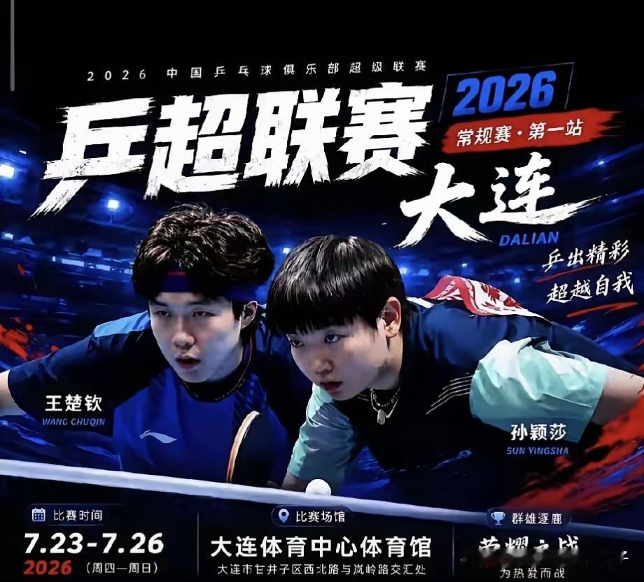 2026乒超联赛打响了，有几个不可思议的地方
1️⃣孙颖莎没去山东魏桥，还在深圳