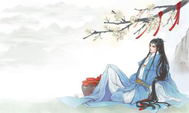 七律   醉卧空山独倚高楼听晚钟，暂将浊酒寄苍松。飞鸿影淡流年换，翻月波消旧恨浓