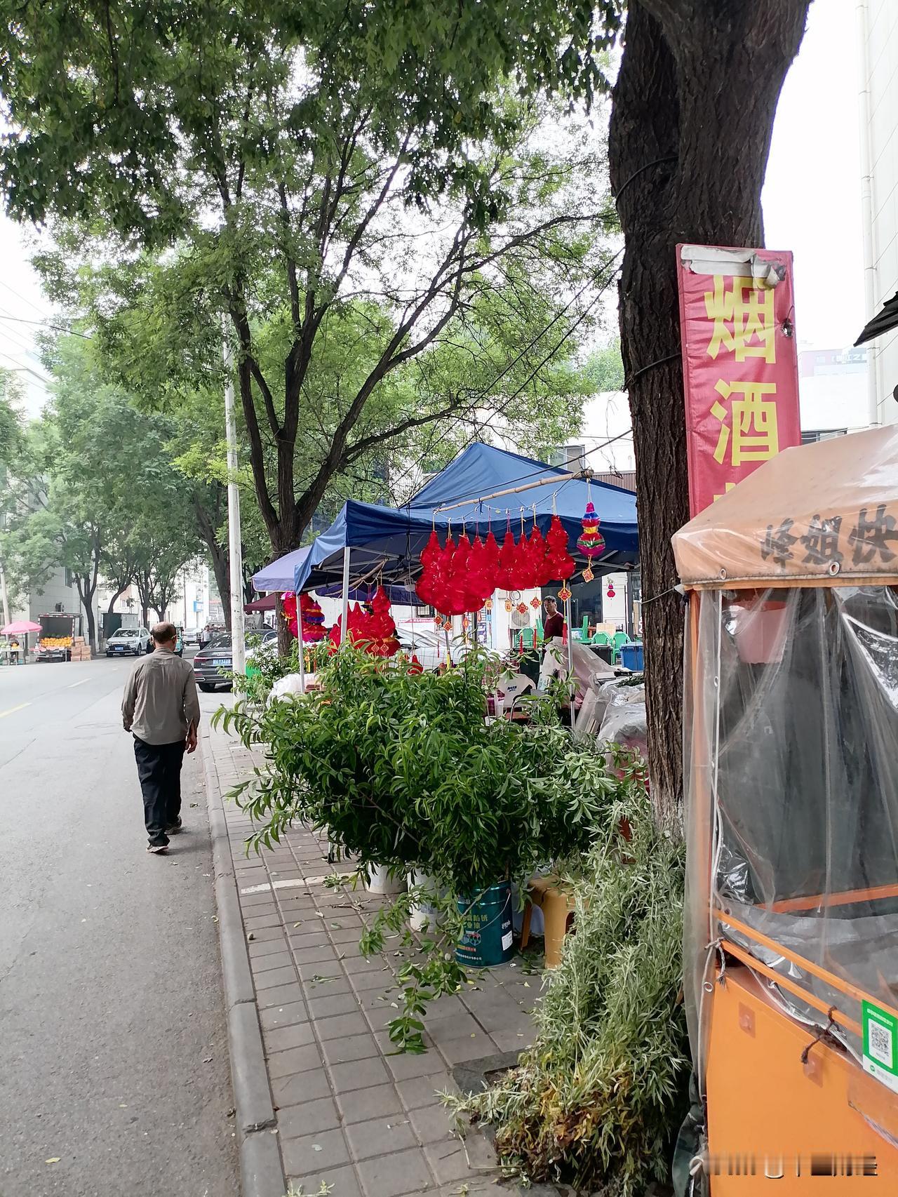 发一张图片，让我猜出你在哪里拍的今天是端午节，街道上卖新鲜艾叶以及纪念物的较多，