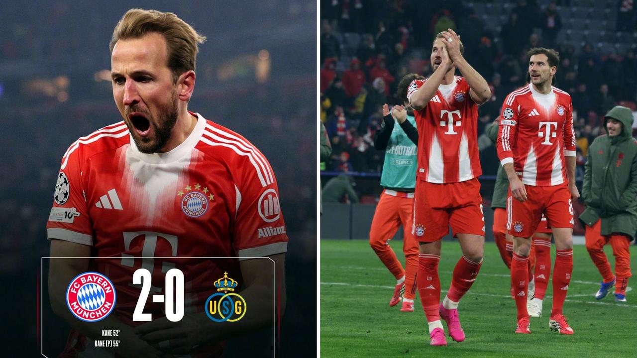 欧冠：十人拜仁主场2-0击败圣吉罗斯，提前一轮锁定前八。
凯恩双响+失点，金玟哉