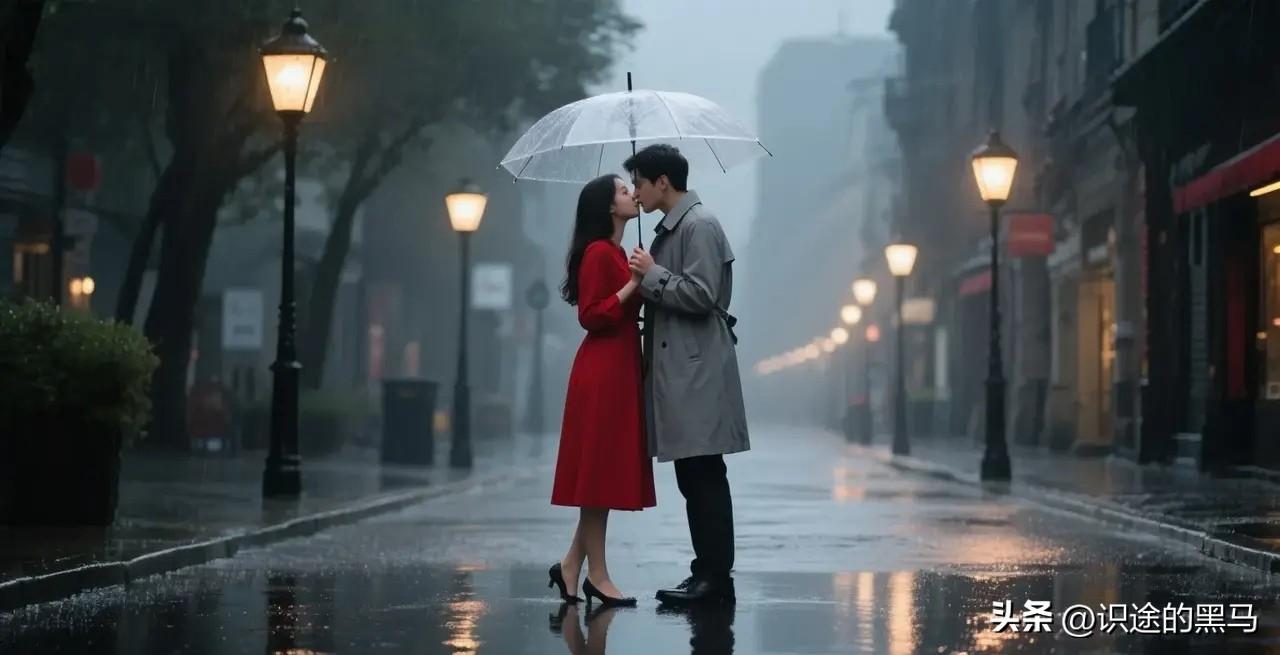 《雨夜恋人》

文/范圣嘉
 
帘幕眺望夜灯柔，
伞下恋人影魂幽。
雨织情网千言