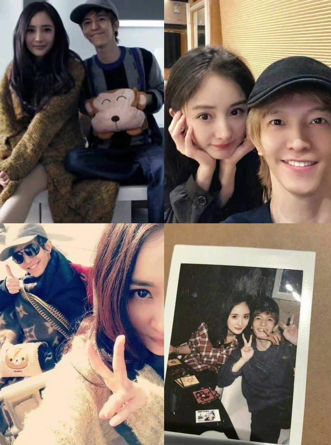 杨幂郭敬明素颜自拍照 杨幂与郭敬明素颜自拍，感情依旧如初，时光飞逝情谊长存。回忆