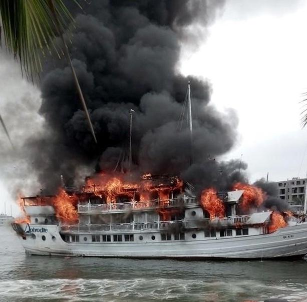 这回中国没再急着冲上去兜底！菲律宾一艘渡轮烧成火海，35人遇难、54人失踪，海岸