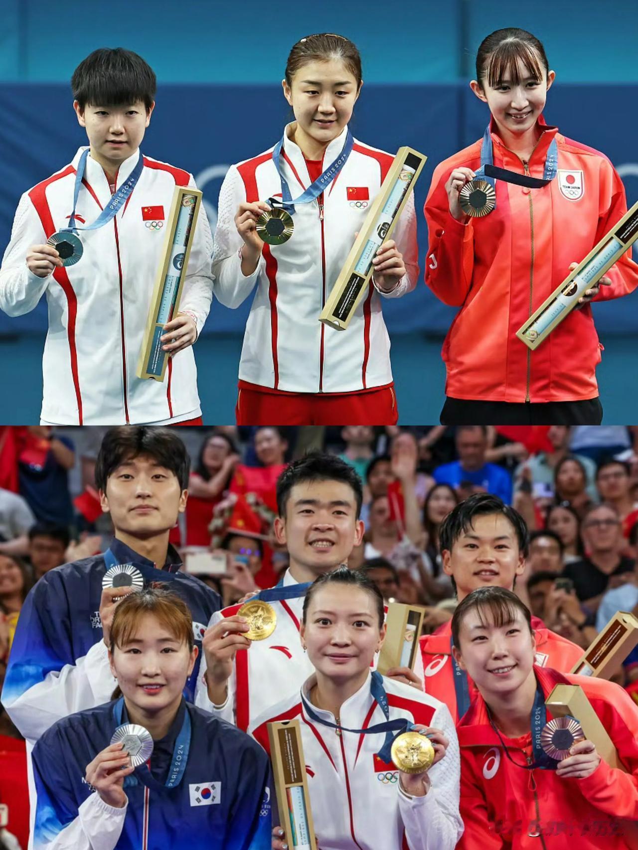 中国队今晚遗憾痛失铜牌🥉😁
因为我们包揽了金银…
恭喜陈梦孙颖莎
恭喜贾一凡
